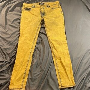 CHANEL Men's Yellow Skinny Jeans